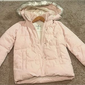 Abercrombie Finch girls jacket 15/16. Pink.  Great shape!!!